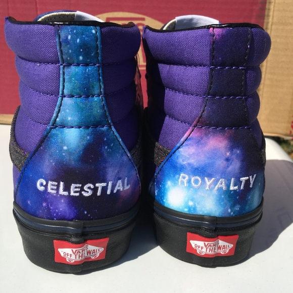 💥SOLD💥VANS SK8-Hi "Celestial Royalty" Cosmic Galaxy Sz 7 - Picture 5 of 16